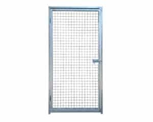 cancello 1 anta comprensivo di telaio -rete elettrosaldata zincata-maglia-5x5-cm-filo4-mm-per-box-recinti-cane