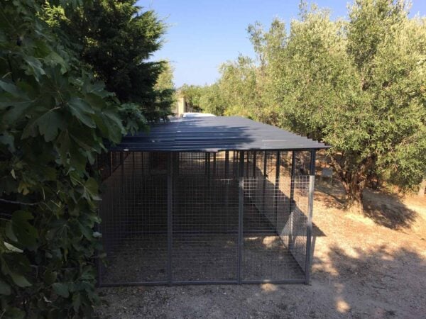 vista laterale canile