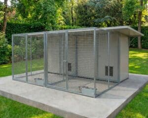 2-box-cani-da-esterno-4x2-m-con-zona-notte-coibentata-professionale-tettoia-grecate-coibentate